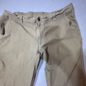 Key Workwear‎ Khaki Carpenter Pants Big Tall 38x34 Cotton Spandex Relaxed Fit